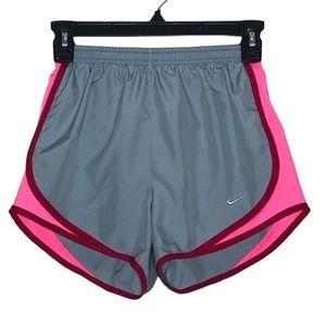 NIKE | Tempo Running Active Athletic Shorts Gray Pink